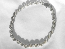 925 AN Italy Rope Chain Bracelet $15.00