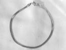925 Silver 1mm Snake Chain Bracelet $10.00