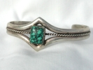 Sterling Silver Native American Turquoise Cuff Bracelet $30.00