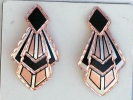 Hammered Copper Post Earrings $34.95