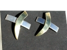 Sterling Mexico X Post Earrings $19.95