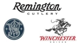 Remington, Smith & Wesson, and Winchester Knives