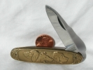 Parker-Brothers Brass Folding Knife $9.95