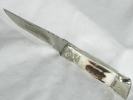 Schrade Wostenholm NWKC Sterling Silver and Stag Lockback $144.95