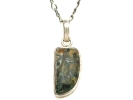 925 Silver Boulder Opal Pendant Necklace $19.95