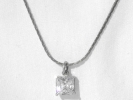 CZ Diamond Pendant Necklace $19.95