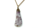 Polished Charoite Pendant Necklace $14.95