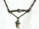 Vintage Pearl 925 Silver Pendant Necklace $19.95