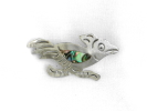 Alpach Silver and Abalone Bird Brooch $7.95