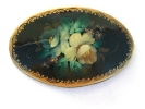 Cepreeba Hand Painted Floral Brooch $9.95