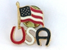 usa american flag pin $4.98