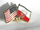 usa poland world flag friendship pin $4.98