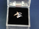 925 Silver Dolphin & Onyx Ring $10.00