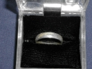 Sterling Silver Plain Narrow Ring Band $8.00