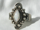 925 Silver Opal Vintage Ring $15.00